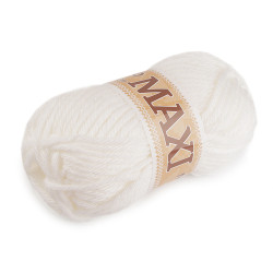 Włóczka jumbo maxi 100 g - White (1 Sztuka)