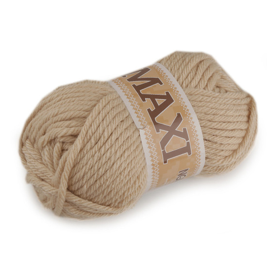 Knitting yarn jumbo maxi 100 g - Lightbeige (5 Pieces) Knitting yarn jumbo maxi 100 g - Lightbeige (5 Pieces)