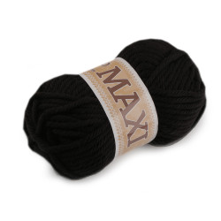 Knitting yarn jumbo maxi 100 g - Black (1 Piece)