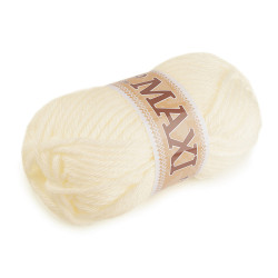 Knitting yarn jumbo maxi 100 g - Creamy (1 Piece)