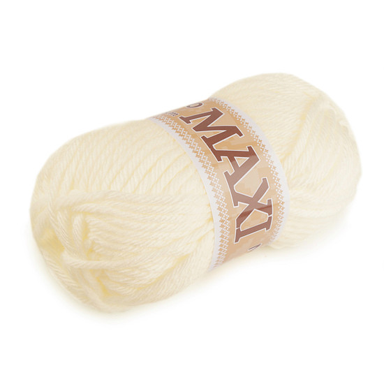Knitting yarn jumbo maxi 100 g - Lightbeige (5 Pieces) Knitting yarn jumbo maxi 100 g - Lightbeige (5 Pieces)