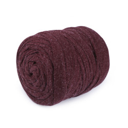 Bandă de tricotat spaghetti, 550-700 g - Bordo (1 Bucată)