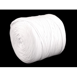 Bandă de tricotat spaghetti, 550-700 g - Alb (1 Bucată)