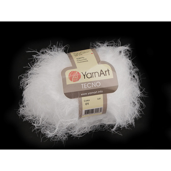 Włóczka tecno 50 g - White (1 Sztuka) Włóczka tecno 50 g - White (1 Sztuka)
