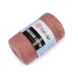 Włóczka macrame cotton 250 g - Stary róż (1 Sztuka)