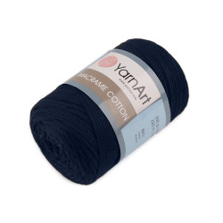 Strickgarn macrame cotton 250 g - Dunkelblau (1 Stück)