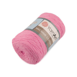 Włóczka macrame cotton 250 g - Różowy średni (1 Sztuka)
