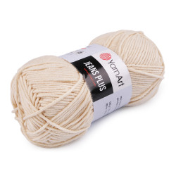 Hilo de tricotar yarn gina / jeans plus 100 g - Crudo (1 Pieza)