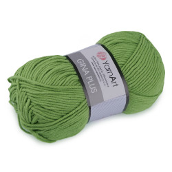 Hilo de tricotar yarn gina / jeans plus 100 g - Verde (1 Pieza)