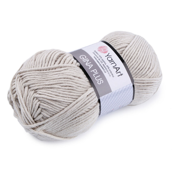 Hilo de tricotar yarn gina / jeans plus 100 g - Verde lima (1 Pieza) Hilo de tricotar yarn gina / jeans plus 100 g - Verde lima (1 Pieza)