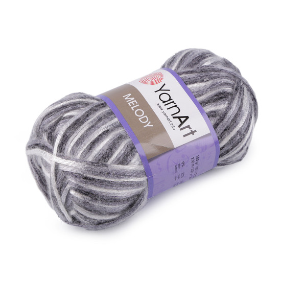 Filato maglieria melody 100 g - Crema più chiaro (5 Pezzi)