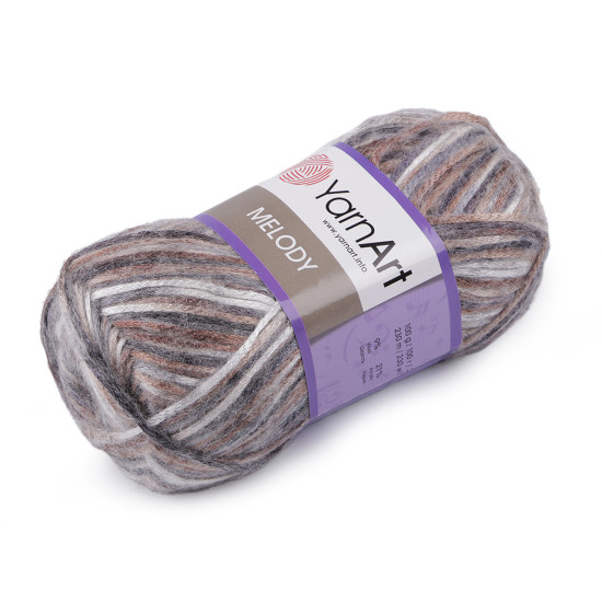 Filato maglieria melody 100 g - Crema più chiaro (5 Pezzi)