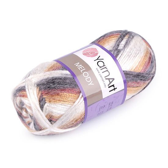 Filato maglieria melody 100 g - Crema più chiaro (5 Pezzi)