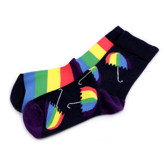 Calcetines alegres wola, algodón - Negro (4 Pares) Calcetines alegres wola, algodón - Negro (4 Pares)