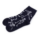 Calcetines alegres wola, algodón - Negro (4 Pares) Calcetines alegres wola, algodón - Negro (4 Pares)