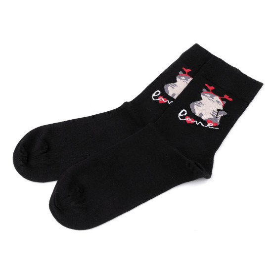 Calcetines alegres wola, algodón - Negro (4 Pares) Calcetines alegres wola, algodón - Negro (4 Pares)