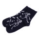 Calcetines alegres wola, algodón - Negro (4 Pares) Calcetines alegres wola, algodón - Negro (4 Pares)