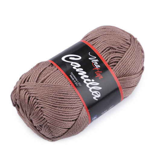 Bavlnená pletacia priadza camilla 50 g - Modrá tmavá (10 Kusy) Bavlnená pletacia priadza camilla 50 g - Modrá tmavá (10 Kusy)