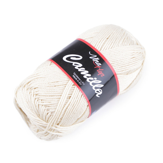 Bavlnená pletacia priadza camilla 50 g - Modrá tmavá (10 Kusy) Bavlnená pletacia priadza camilla 50 g - Modrá tmavá (10 Kusy)