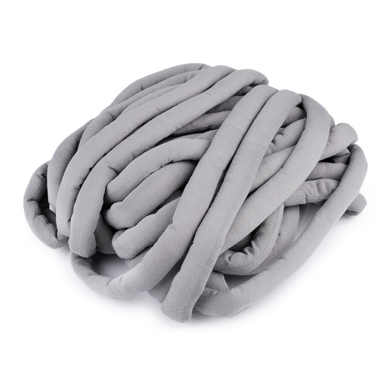 Włóczka maxi marshmallow mocna 250 g - Szary (9 Metry) Włóczka maxi marshmallow mocna 250 g - Szary (9 Metry)