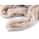 Chunky yarn extra strong, super soft 1000 g combed - White (2 Pieces) Chunky yarn extra strong, super soft 1000 g combed - White (2 Pieces)