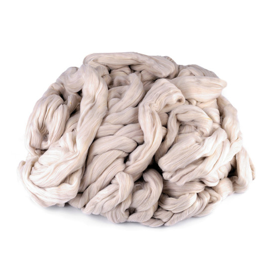 Chunky yarn extra strong, super soft 1000 g combed - White (2 Pieces) Chunky yarn extra strong, super soft 1000 g combed - White (2 Pieces)