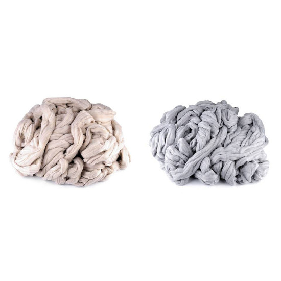 Chunky yarn extra strong, super soft 1000 g combed - White (2 Pieces) Chunky yarn extra strong, super soft 1000 g combed - White (2 Pieces)