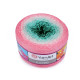 Knitting yarn flowers 250 g - Turquoise (2 Pieces) Knitting yarn flowers 250 g - Turquoise (2 Pieces)