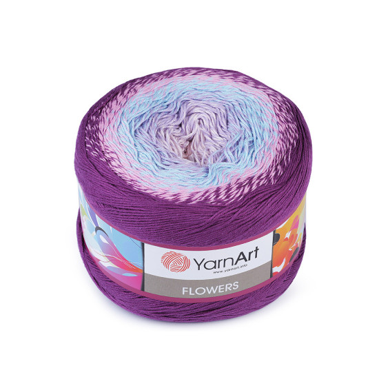 Knitting yarn flowers 250 g - Turquoise (2 Pieces) Knitting yarn flowers 250 g - Turquoise (2 Pieces)
