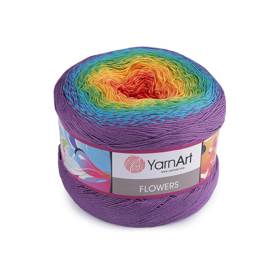 Knitting yarn flowers 250 g - Turquoise (2 Pieces) Knitting yarn flowers 250 g - Turquoise (2 Pieces)