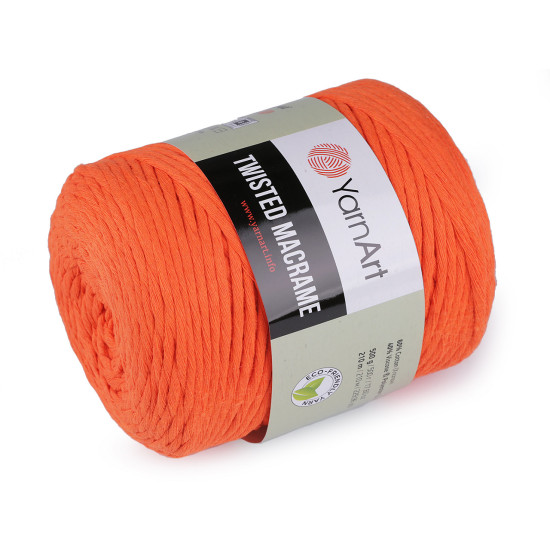Kötőfonal twisted macrame 500 g - Piros (1 Darab) Kötőfonal twisted macrame 500 g - Piros (1 Darab)