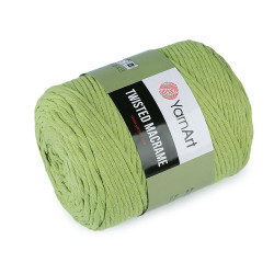 Knitting yarn twisted macrame 500 g, combing - Lightbeige (1 Piece)