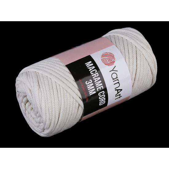 Fir de tricotat / croșetat macrame cord, 250 g - Roz (1 Bucată) Fir de tricotat / croșetat macrame cord, 250 g - Roz (1 Bucată)