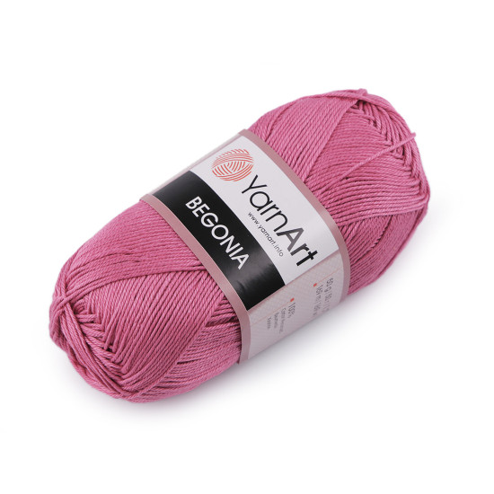 Bavlněná pletací příze begonia 50 g - Šedá nejsvětlejší (10 Kusy) Bavlněná pletací příze begonia 50 g - Šedá nejsvětlejší (10 Kusy)