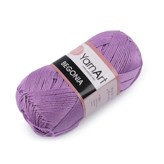 Bavlněná pletací příze begonia 50 g - Šedá nejsvětlejší (10 Kusy) Bavlněná pletací příze begonia 50 g - Šedá nejsvětlejší (10 Kusy)