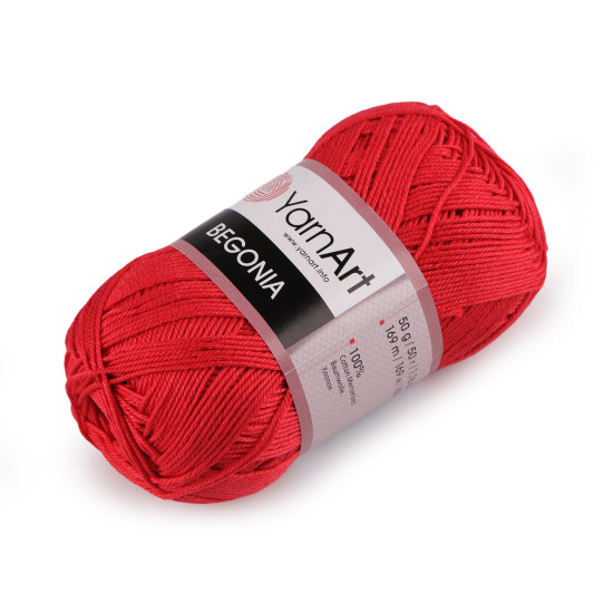 Bavlněná pletací příze begonia 50 g - Šedá nejsvětlejší (10 Kusy) Bavlněná pletací příze begonia 50 g - Šedá nejsvětlejší (10 Kusy)