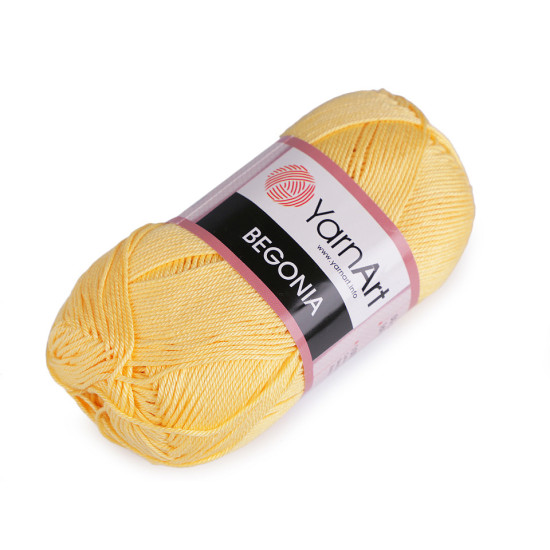 Bavlněná pletací příze begonia 50 g - Šedá nejsvětlejší (10 Kusy) Bavlněná pletací příze begonia 50 g - Šedá nejsvětlejší (10 Kusy)