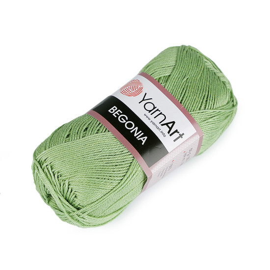 Bavlněná pletací příze begonia 50 g - Šedá nejsvětlejší (10 Kusy) Bavlněná pletací příze begonia 50 g - Šedá nejsvětlejší (10 Kusy)