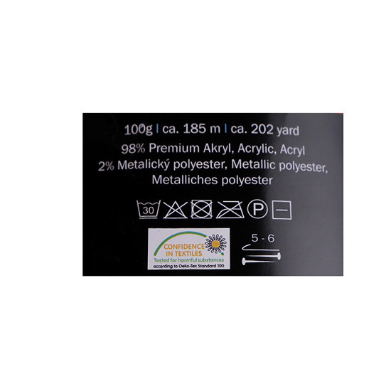 Fir de croșetat patty, 100 g - Negru (1 Bucată) Fir de croșetat patty, 100 g - Negru (1 Bucată)
