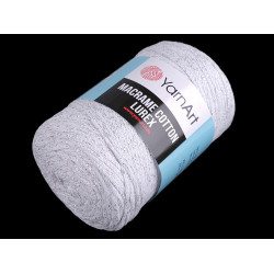 Włóczka macrame cotton lurex 250 g - White (1 Sztuka)