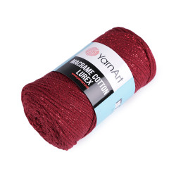 Włóczka macrame cotton lurex 250 g - Jasny bordo (1 Sztuka)