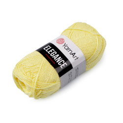 Pletací příze elegance lurex 50 g - Žlutá světlá (1 Kus)