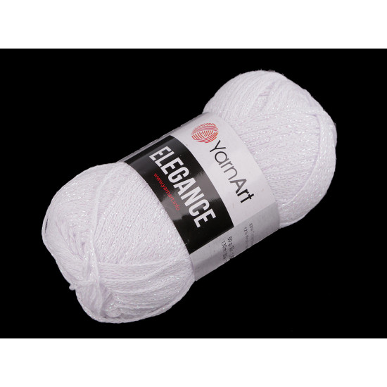 Pletací příze elegance lurex 50 g - Modrá královská (1 Kus)