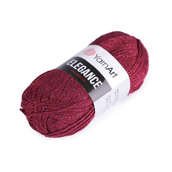 Pletací příze elegance lurex 50 g - Modrá královská (1 Kus)
