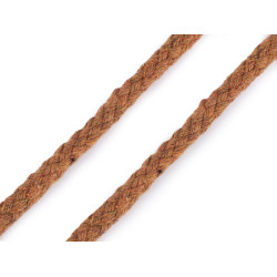 Twisted cotton cord / string ø5 mm - Brown (180 Meters)