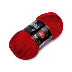 Pletací příze everyday 100 g - Červená (1 Kus)