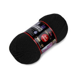 Pletací příze everyday 100 g - Černá (1 Kus)