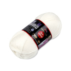 Pletací příze everyday 100 g - Bílá (1 Kus)