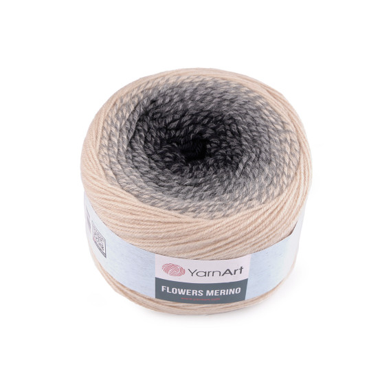 Knitting yarn flowers merino 225 g - Brown (2 Pieces) Knitting yarn flowers merino 225 g - Brown (2 Pieces)