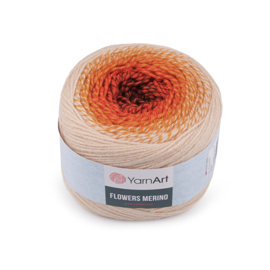 Knitting yarn flowers merino 225 g - Brown (2 Pieces) Knitting yarn flowers merino 225 g - Brown (2 Pieces)